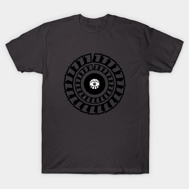 Illuminati eye design T-Shirt by blckpage